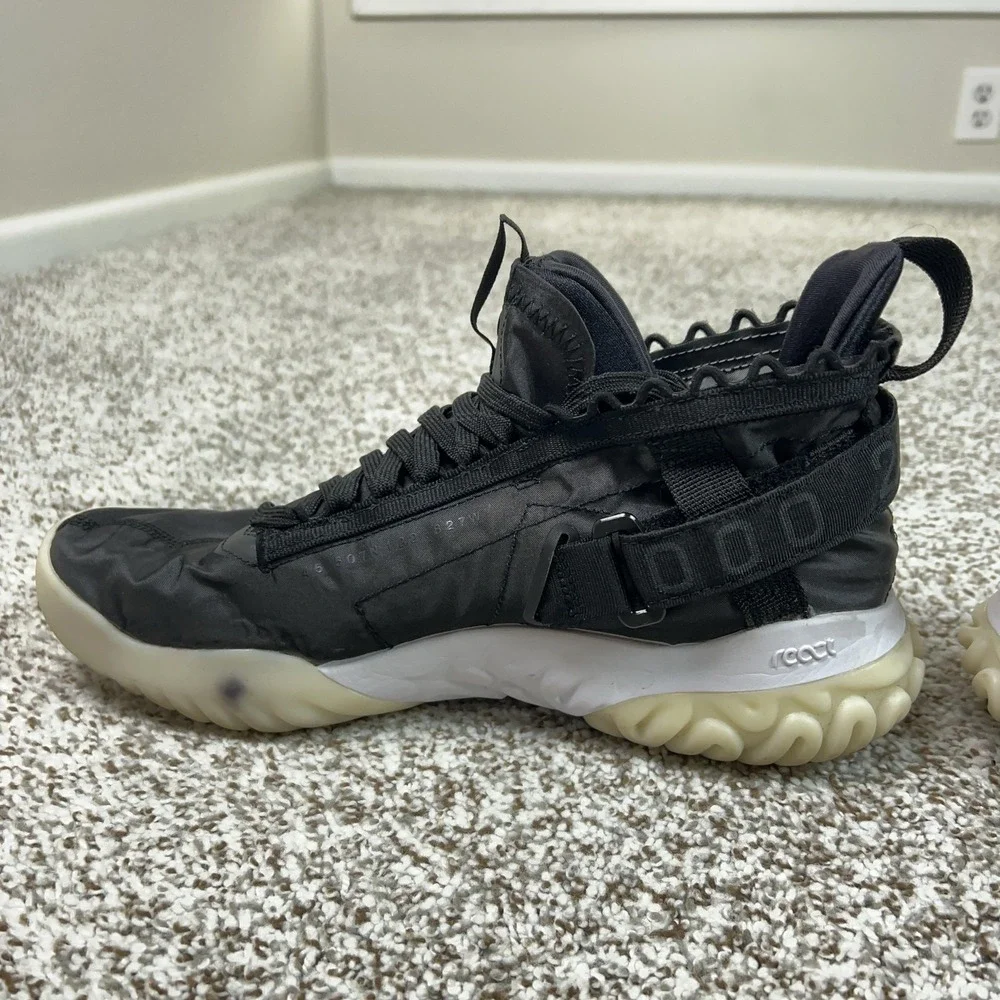 Jordan Shoes Mens Size 10.5 Black Proto-React BV1654-001 Mid Top Sneakers Gym